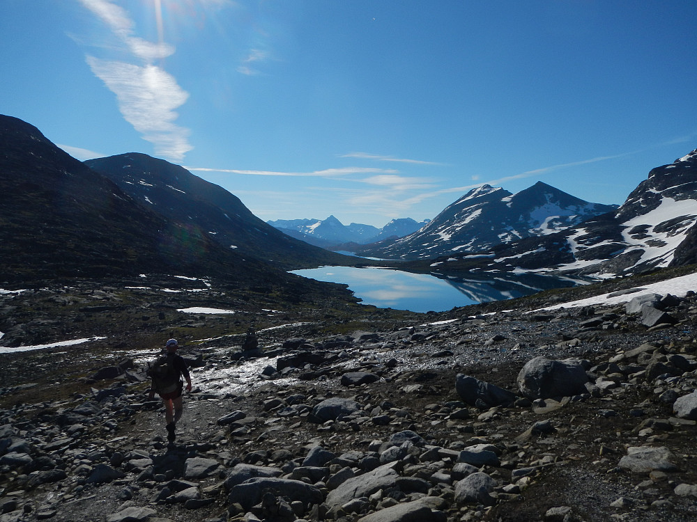 Utsikt sørøstover Langedalen fra Høgvaglen