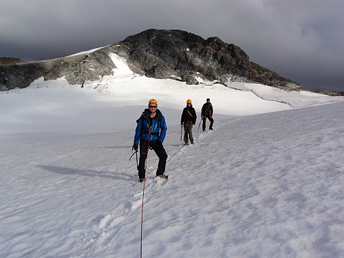Veobreen. Austre Memurutinden bak