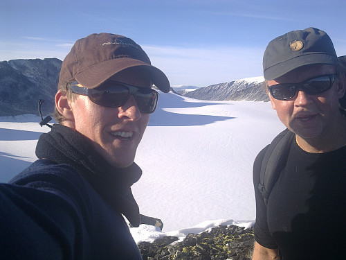 "Selfie" på toppen av Hinnotefjellet