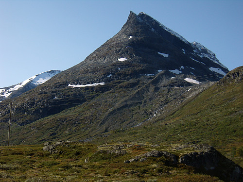 Rå profil av Skagsnebb fra nedre del av Leirdalen.