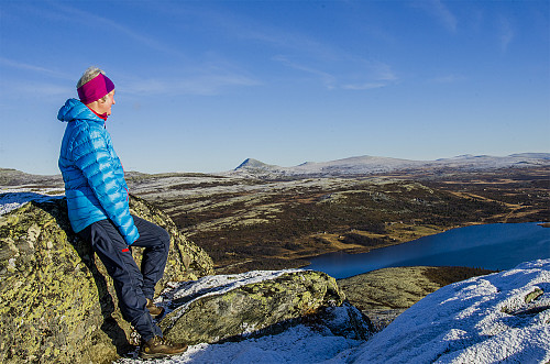 Flaksjøen og Muen i bakgrunnen