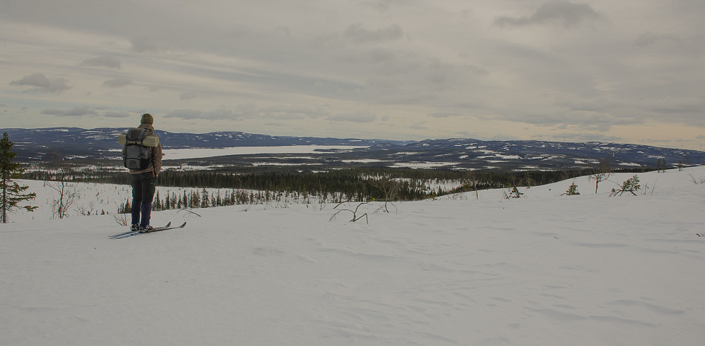 Skjeråsen 729moh.
Her ser vi Osensjøen. 