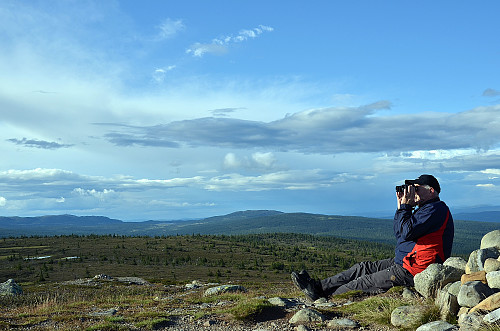 Ettermidagstur på Hemmelfjellet med familien.