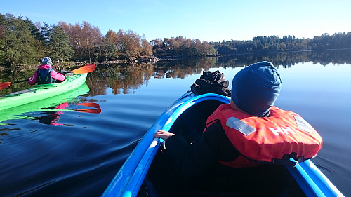 Padling på Vigdarvatnet