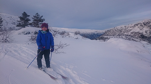 Så glad blir man på sesongens første skitur
