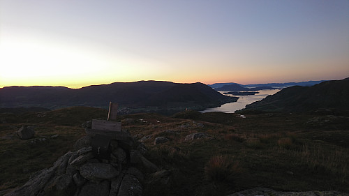 Solnedgang fra Svartafjell