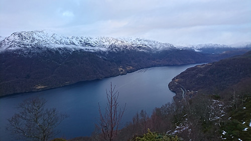 Utsikt over Åkrafjorden