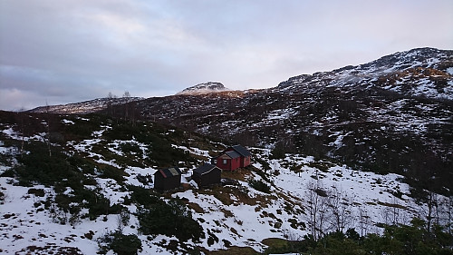 Lite snø i Etnefjellet