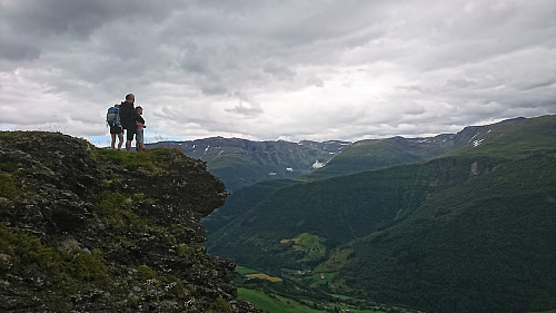Nyter utsikten underveis