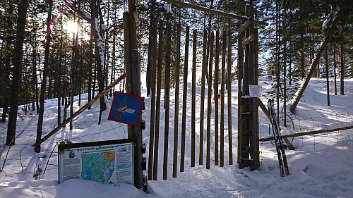 Porten til Treriksrøysa