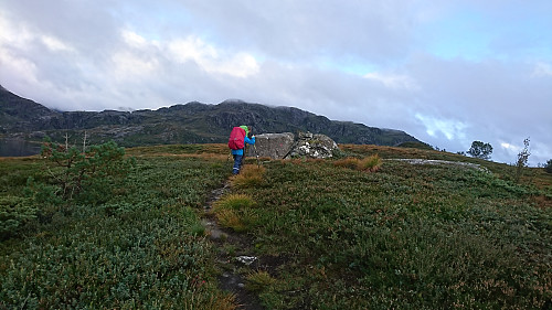 På vei til turens første leirplass