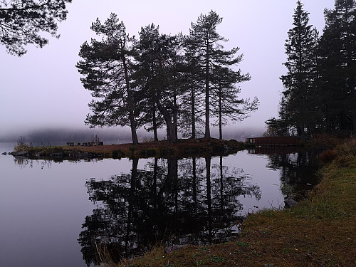 Stille kveld ved Skumsjøen