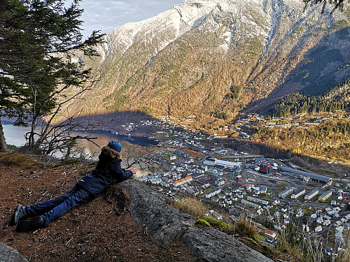 Fint utsiktspunkt over Odda