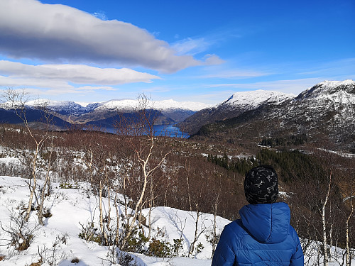Utsikt mot Åkrafjorden