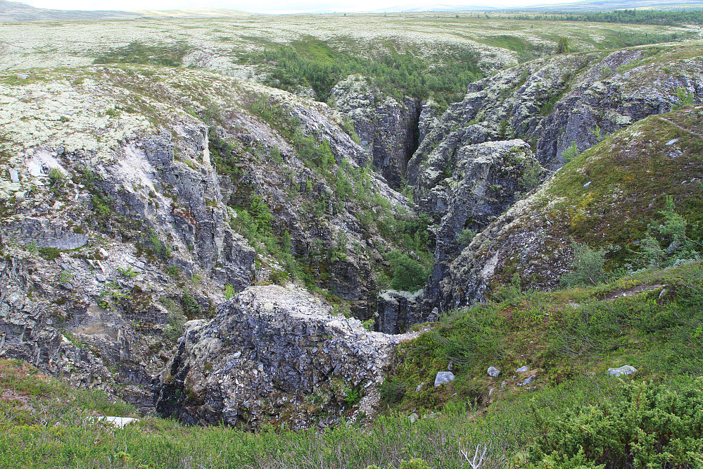 Canyon i elva Døra