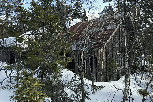 Speiderhytta på Ålsbergmyra, lite brukt