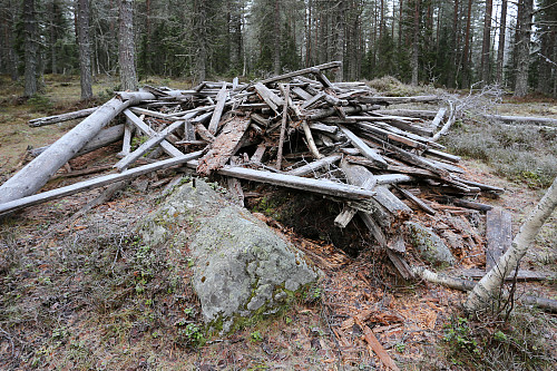 Trigpunktet på Joberget har vært høgt, mye ved.