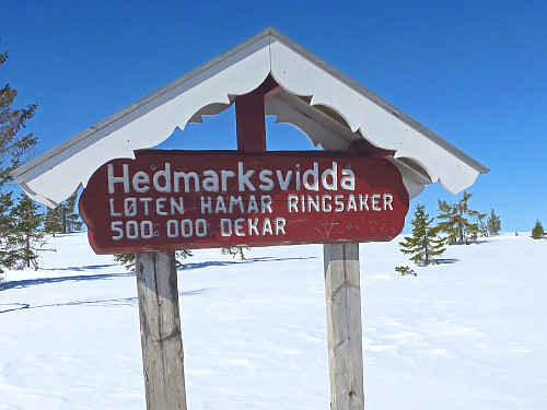 Beviset på at jeg har vært på Hedmarksvidda