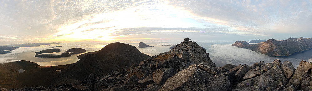 Panorama fra toppen