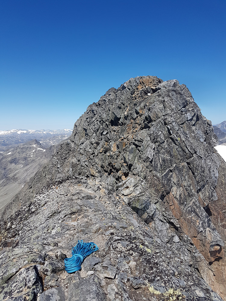 Før siste opptak til S2 måtte tauet fram
