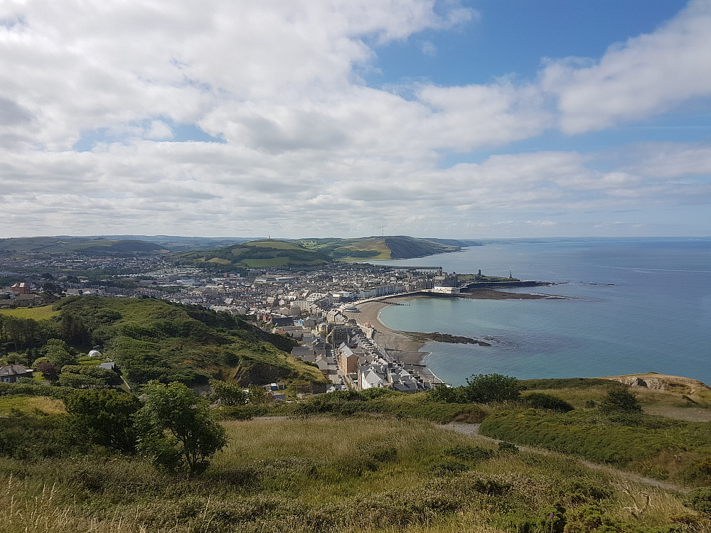 Utsikt over Aberystwyth