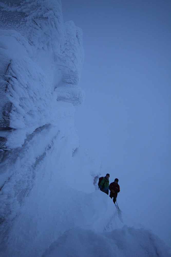 Artige formasjoner på Trollsteinen