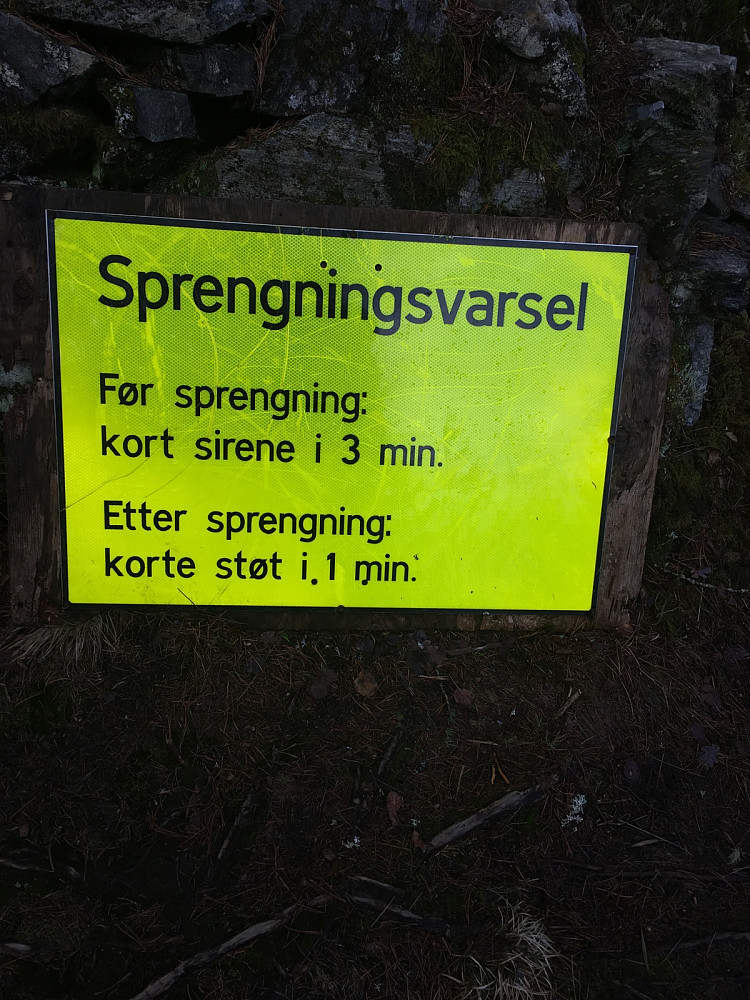 Heller sprenging enn skytefelt. Merket inget av dette dog.