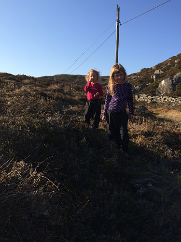 En lten "pose" like før vi passerer garden før  Lisjevatnet og storevatnet