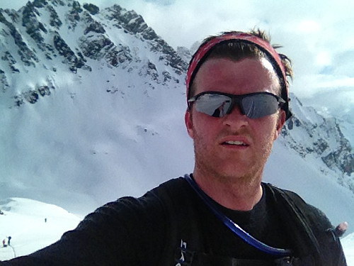 En fjellfie, om ikkje anna for å få ein pust i bakken og ein liten matbit. 