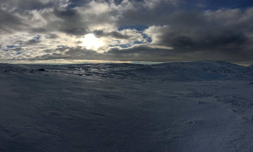 Fjellvidde og fint lys. 