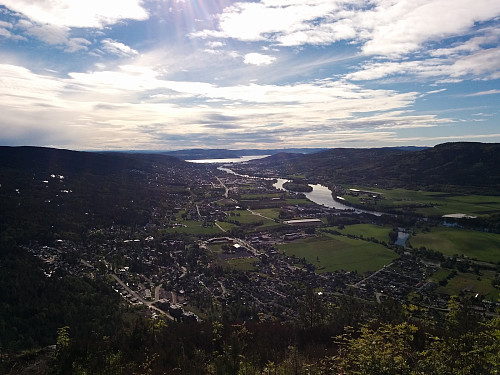Utsikt over Drammen