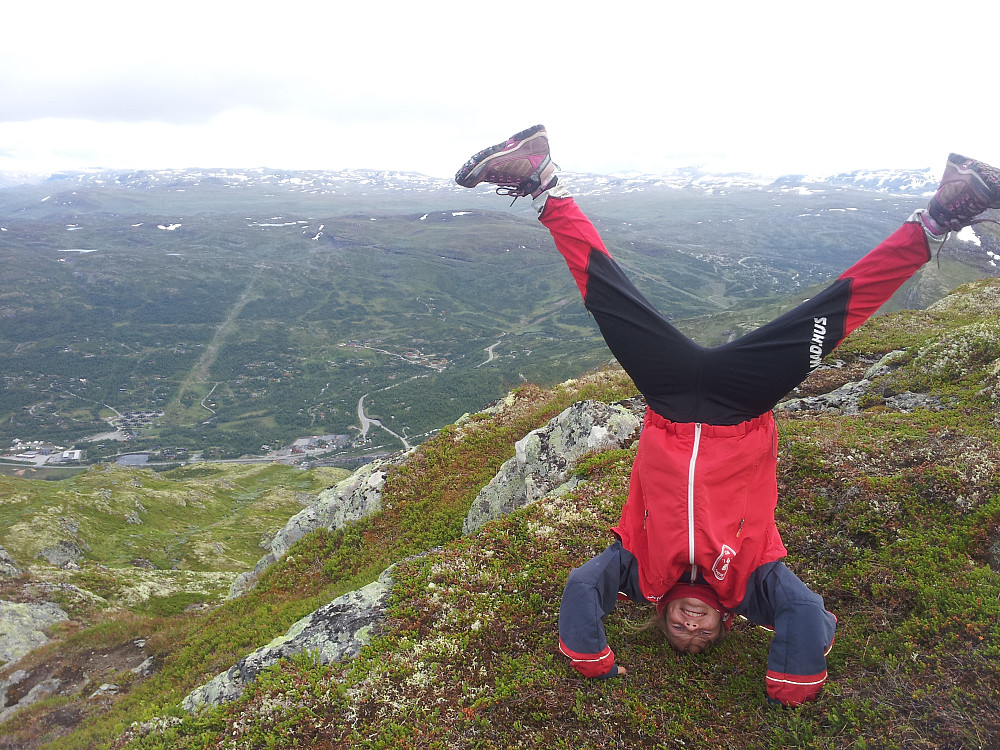 På toppen av Stølsnøsen