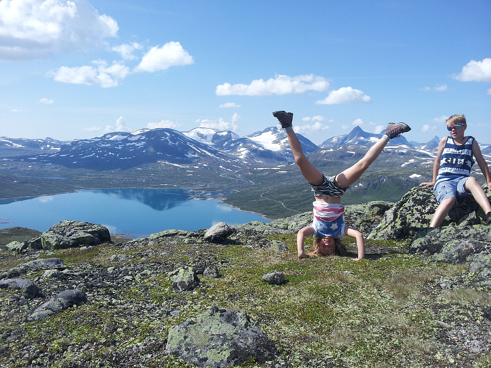 Håvard og meg på toppen