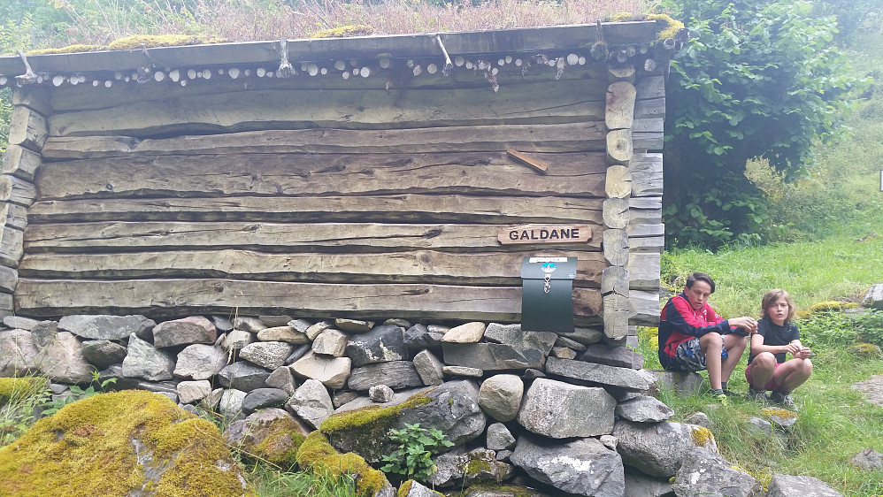 Olav og meg nede ved Galden