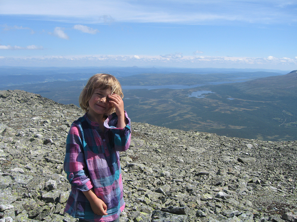 Meg på toppen av Grindafjellet