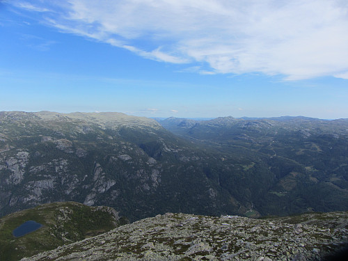 Utsikt retning Lifjell