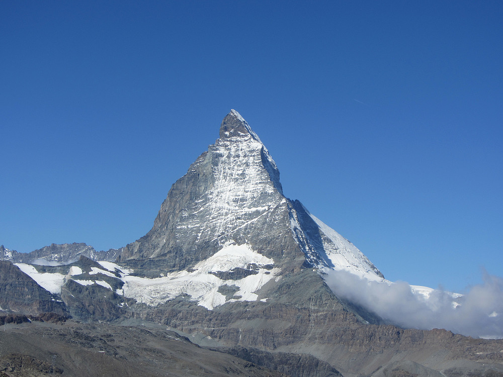 Matterhorn sett fra Rotenboden jernbanestasjon