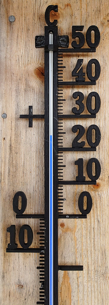 God temperatur i skyggen her oppe i fjellet