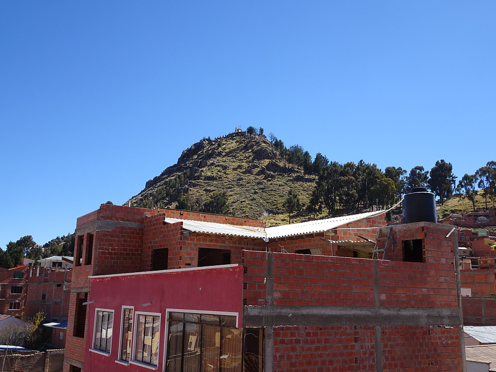 Cerro Calveiro sett fra hotellrommet