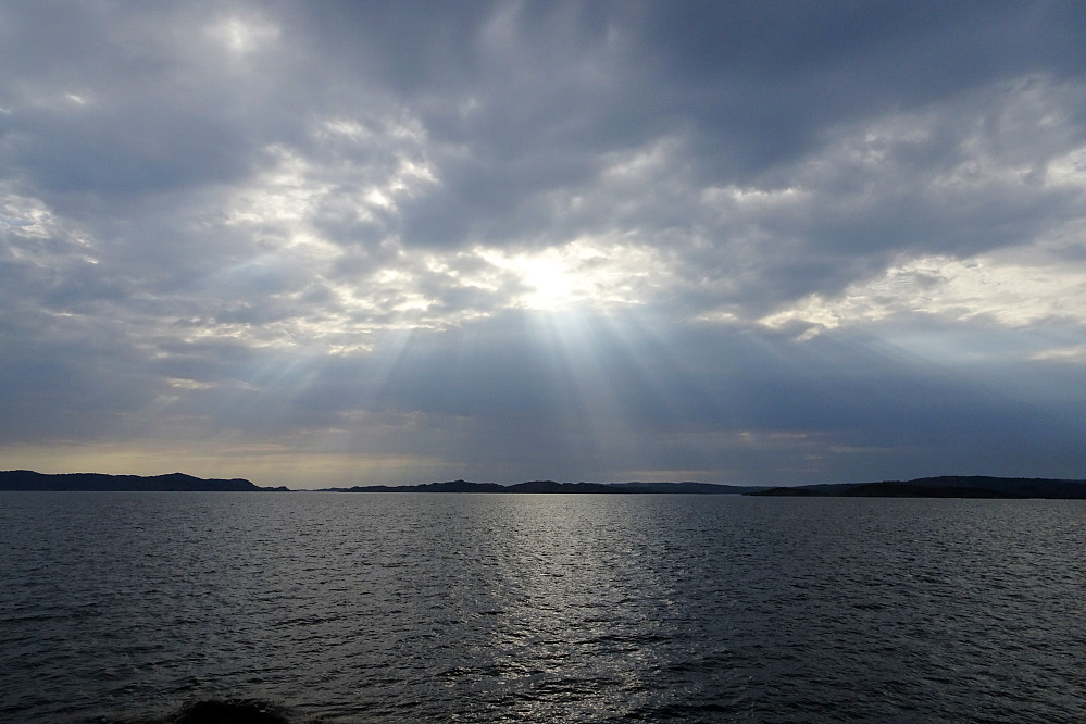 Spesielt kveldslys, solen kom ikke helt igjennom