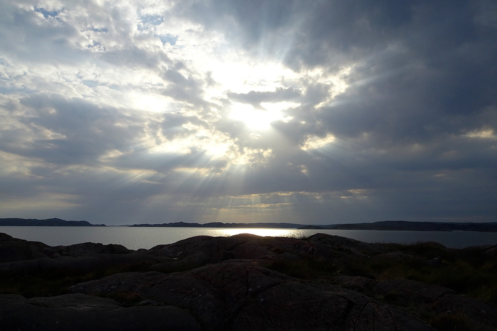 Spesielt kveldslys, solen kom ikke helt igjennom