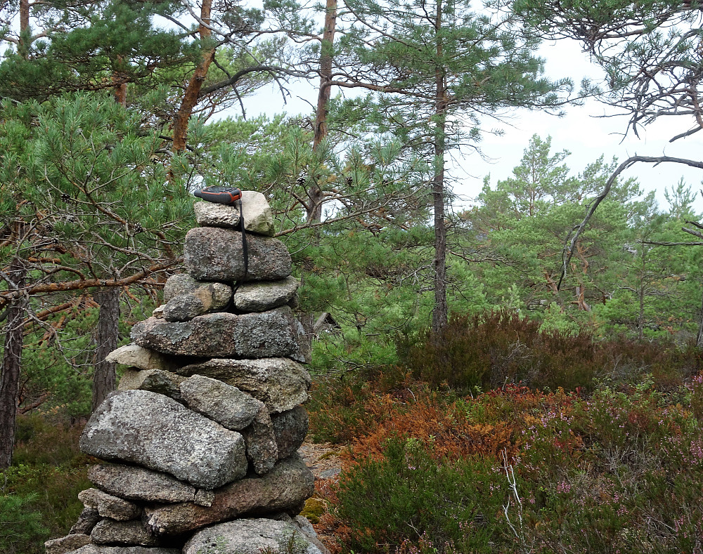 Gammel varde med duppeditt på toppen.