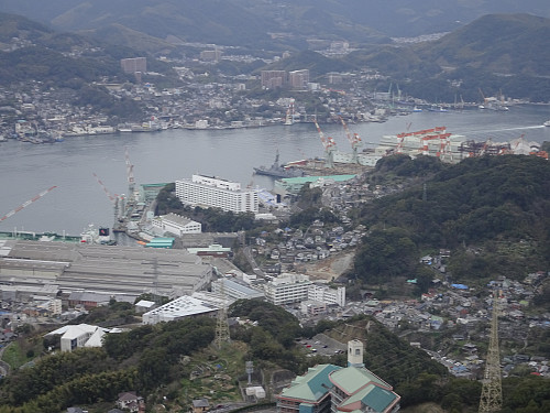Utsikt mot Japans svar på Ulsteinvik
