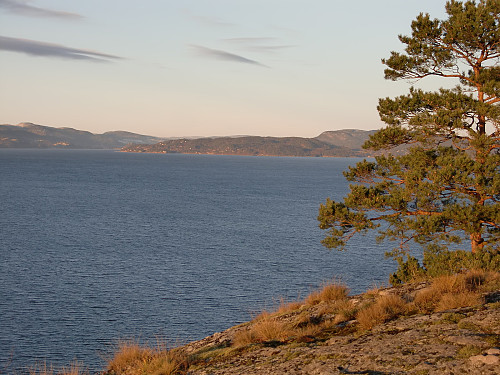 Utsikt fra toppen mot Hurum og Drammendfjordens innløp