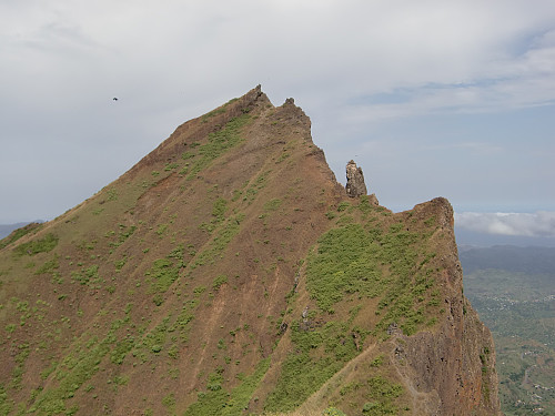 Toppen av Pico da Antonia sett fra fortoppen