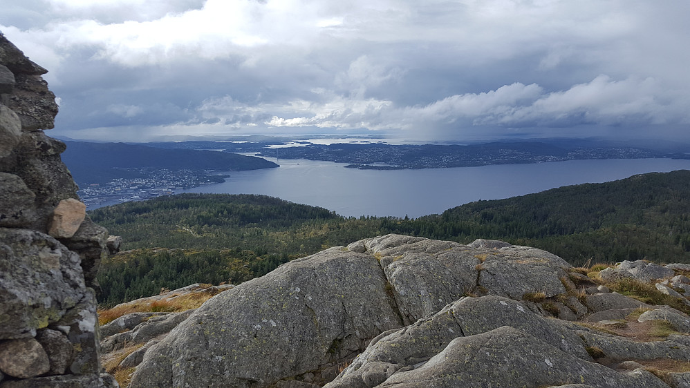 Fra Blåmanen Vest mot Askøy.