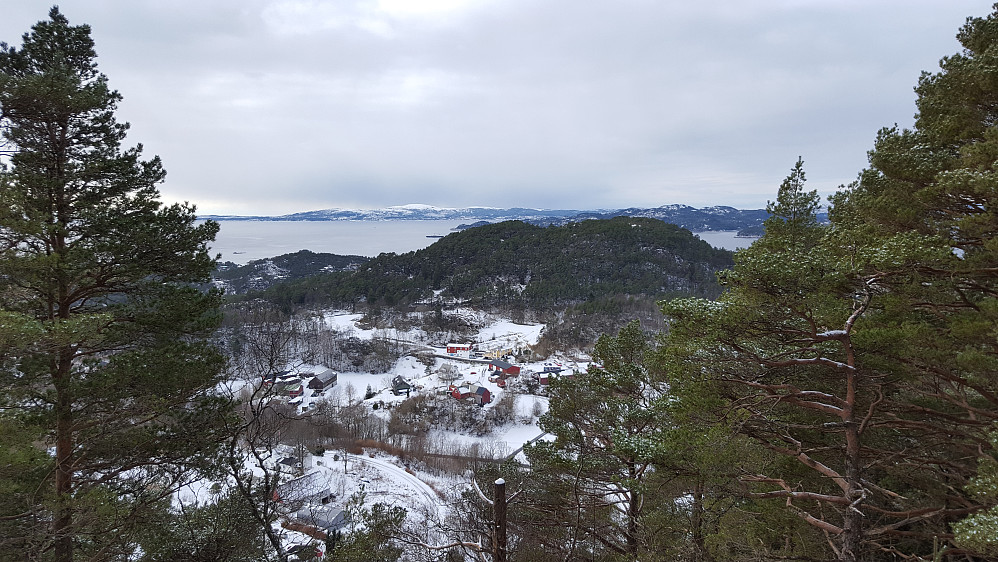 Stora Stokkfjellet sett fra 
Fjærhovda.