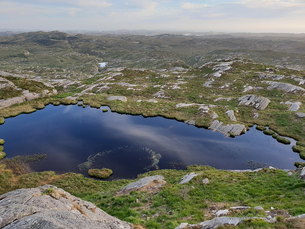 Fra Spjeldsfjellet mot sørvest.