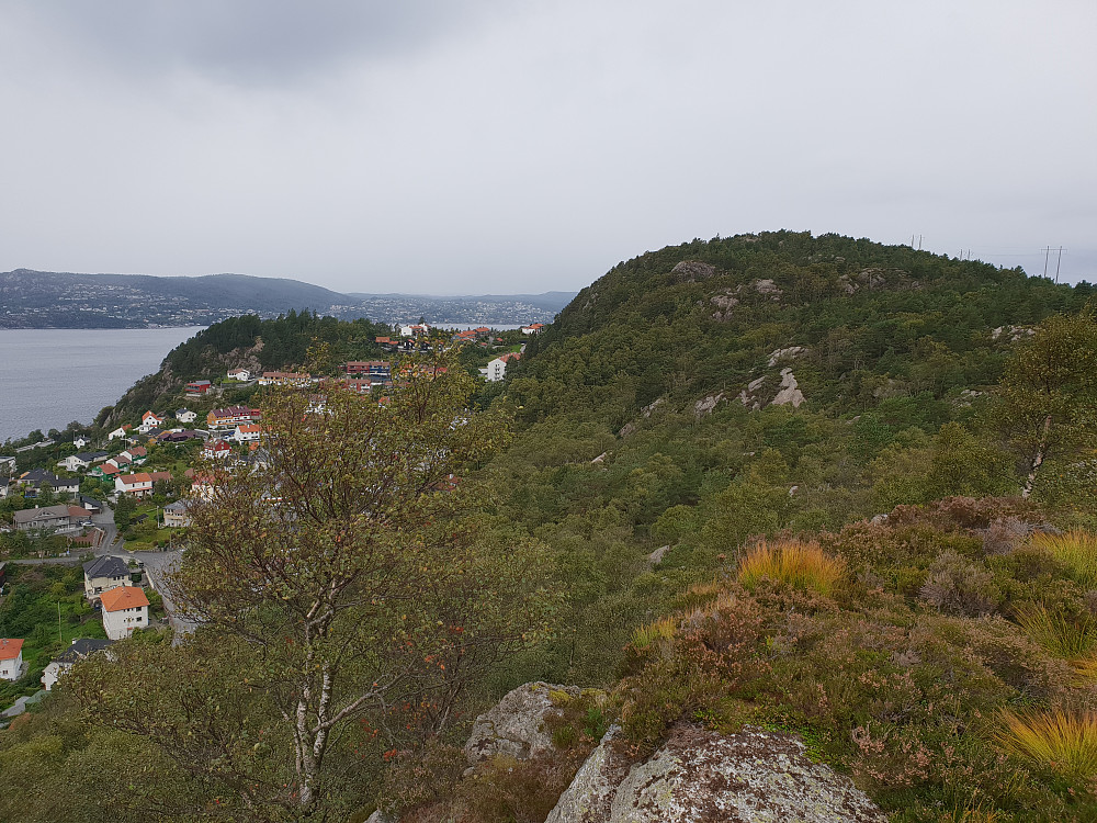 Fra Rognåsen mot Ørneberget. Furekammen til venstre.