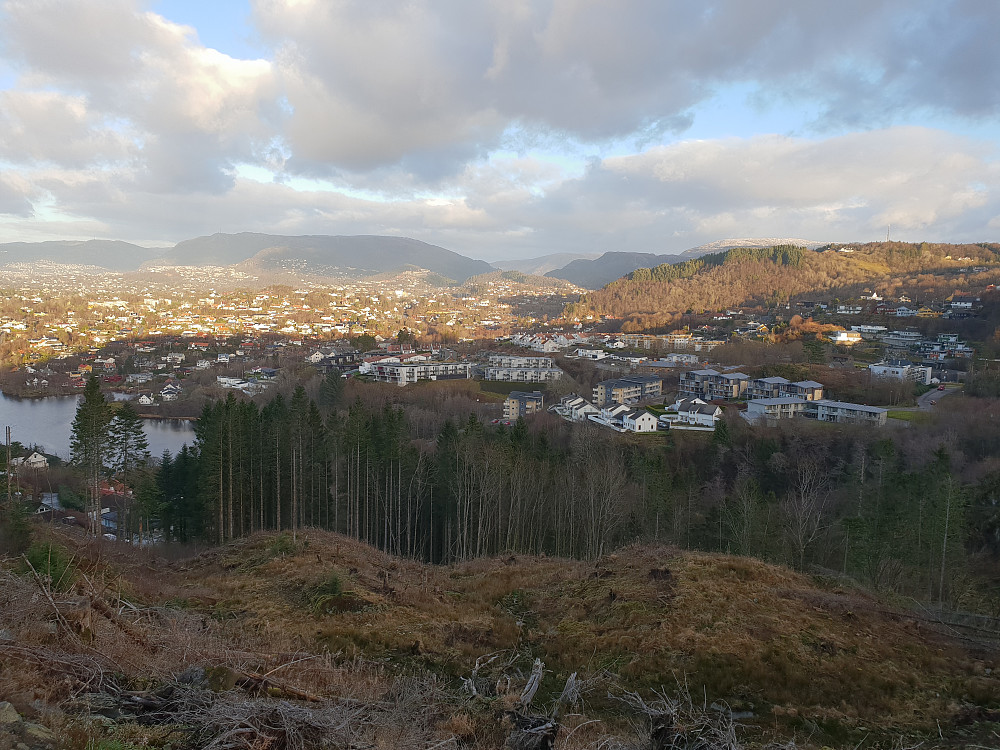 På vei opp mot Stendafjellet fra nord.
